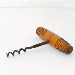 Wooden Vintage Corkscrew
