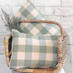 Sage Green and Cream Scatter Cushion